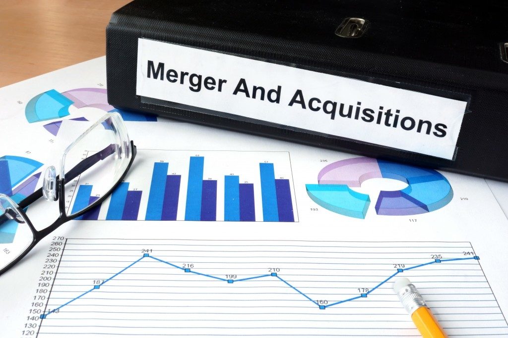 Merger and Acquisition and financial graphs